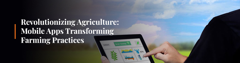 Mobile application aiding farmer in field with smart technology.